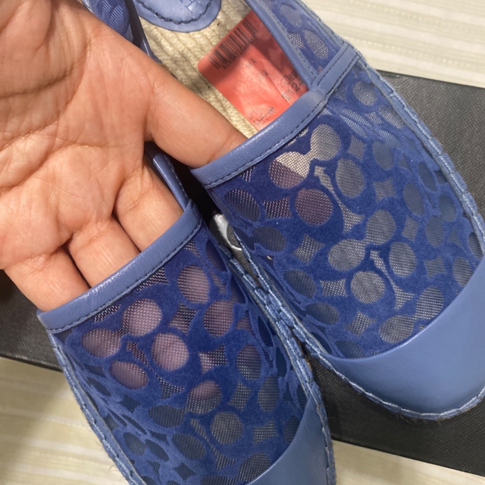 Coach "Cleo" Espadrille shoes - Picture 3 of 5